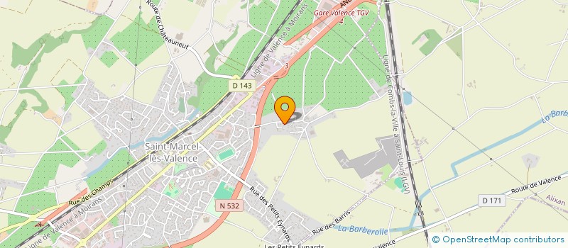 localisation de l'entreprise MONSIEUR QUENTIN ETIENNE  SAINT-MARCEL-LES-VALENCE