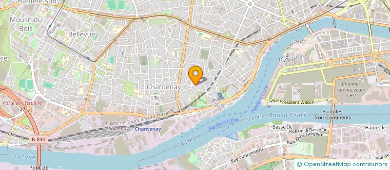 localisation de l'entreprise MONSIEUR QUENTIN EVERS à NANTES