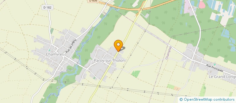 localisation de l'entreprise MONSIEUR QUENTIN EVRARD  PAROY-SUR-THOLON