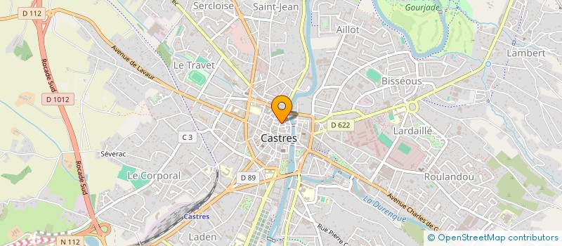 localisation de l'entreprise MONSIEUR QUENTIN FABRE  CASTRES