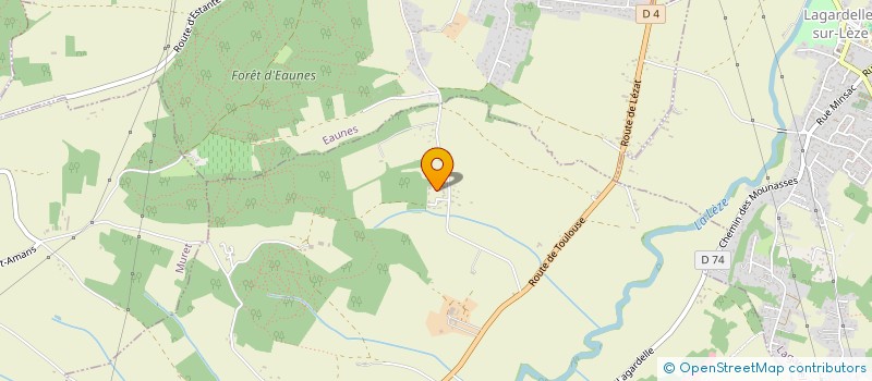 localisation de l'entreprise MONSIEUR QUENTIN FABREGUES  BEAUMONT-SUR-LEZE