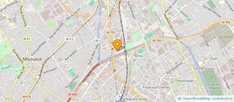 localisation de l'entreprise MONSIEUR QUENTIN FACON  TOURCOING