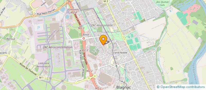 localisation de l'entreprise MONSIEUR QUENTIN FAUDRY à BLAGNAC