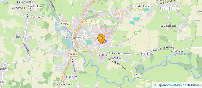 localisation de l'entreprise MONSIEUR QUENTIN FAUVRE à PONT-DE-VAUX
