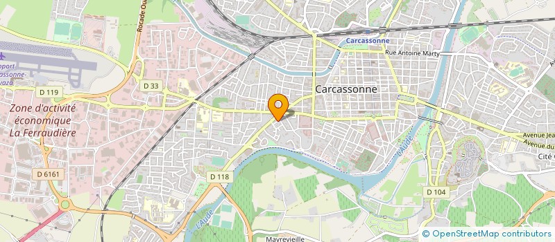 localisation de l'entreprise MONSIEUR QUENTIN FAVRE TROSSON à CARCASSONNE