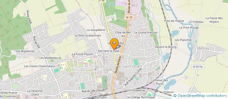 localisation de l'entreprise MONSIEUR QUENTIN FAYE à SAINT-OUEN
