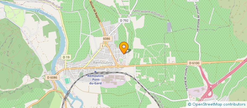 localisation de l'entreprise MONSIEUR QUENTIN FEBVRE  REMOULINS