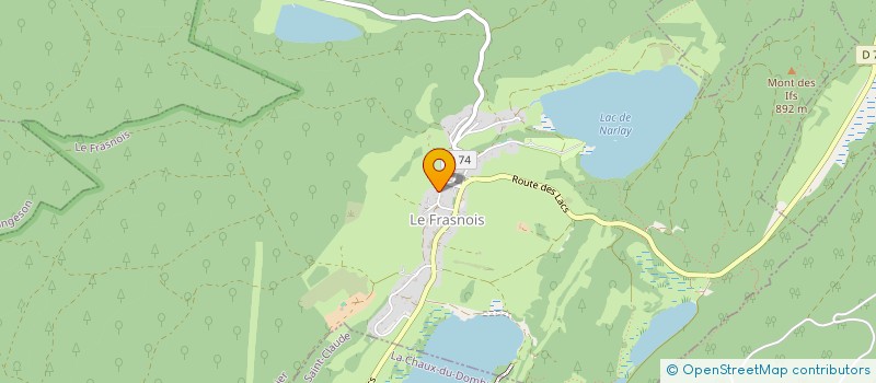 localisation de l'entreprise MONSIEUR QUENTIN FELIX  LE FRASNOIS