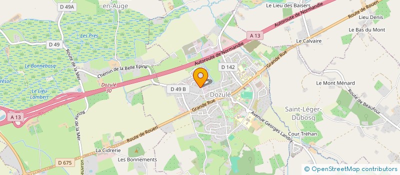 localisation de l'entreprise MONSIEUR QUENTIN FELLAH  DOZULE