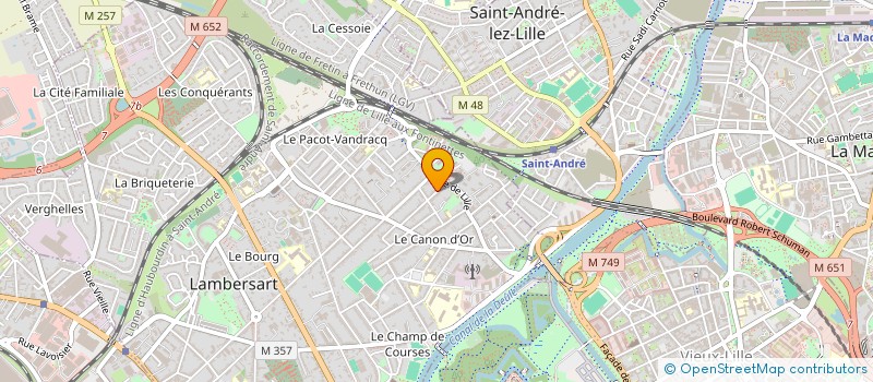 localisation de l'entreprise MONSIEUR QUENTIN FENAERT à LAMBERSART