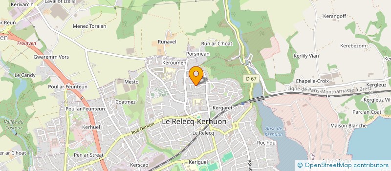 localisation de l'entreprise MONSIEUR QUENTIN FERRANT  CROZON