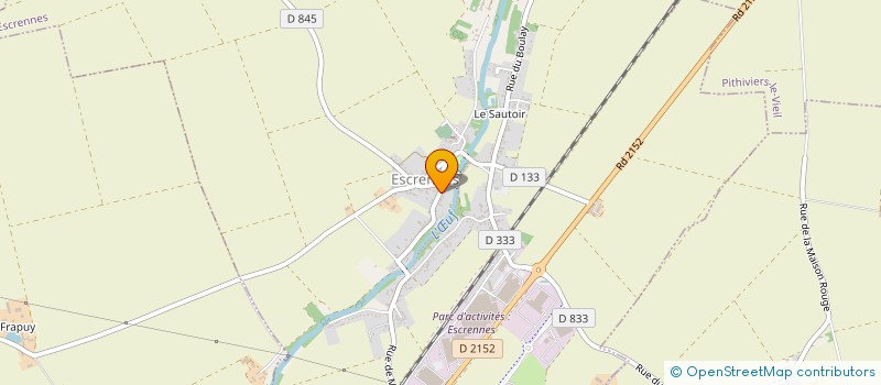 localisation de l'entreprise MONSIEUR QUENTIN FERREIRA  ESCRENNES