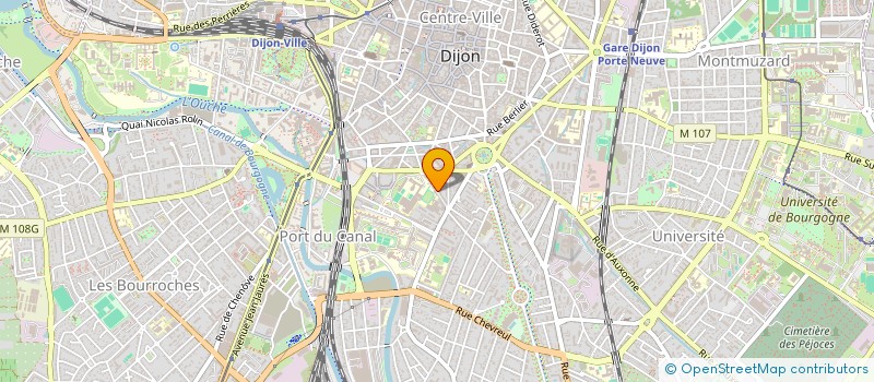 localisation de l'entreprise MONSIEUR QUENTIN FERRER à DIJON