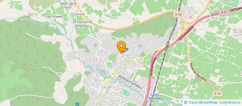 localisation de l'entreprise MONSIEUR QUENTIN FICARA  CUERS