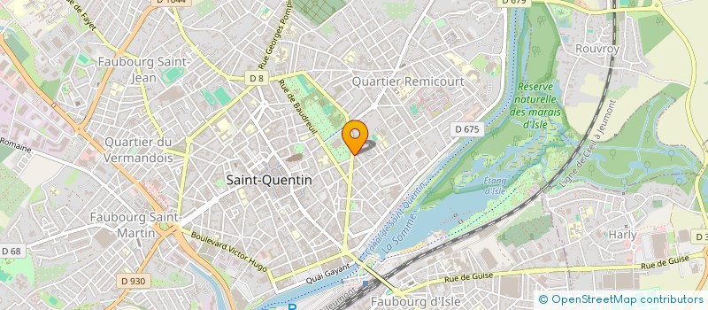 localisation de l'entreprise MONSIEUR QUENTIN FIERS à SAINT-QUENTIN