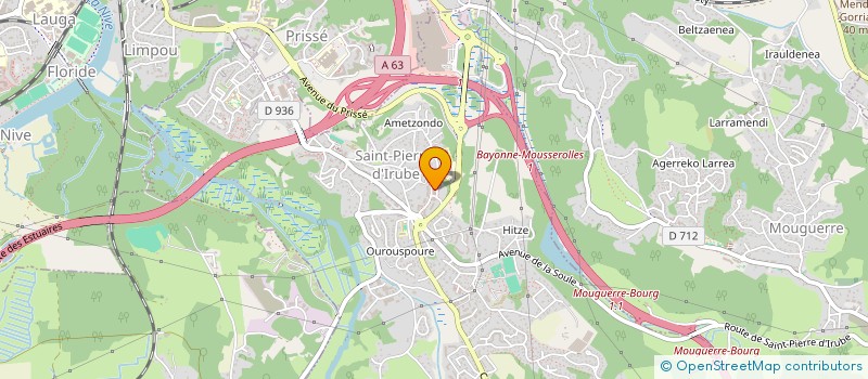 localisation de l'entreprise MONSIEUR QUENTIN FILLASTRE  SAINT-PIERRE-D'IRUBE