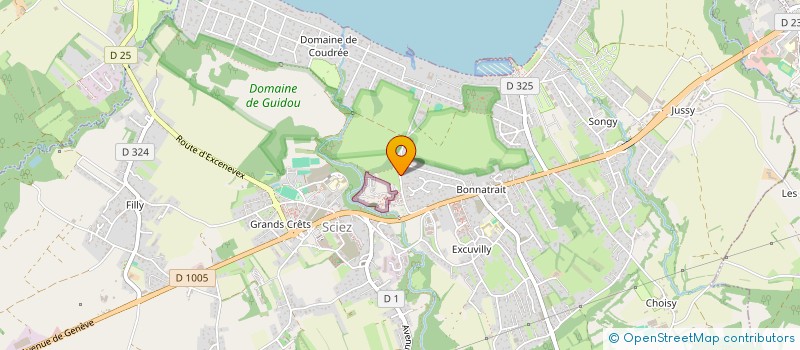 localisation de l'entreprise MONSIEUR QUENTIN FILLON  SCIEZ