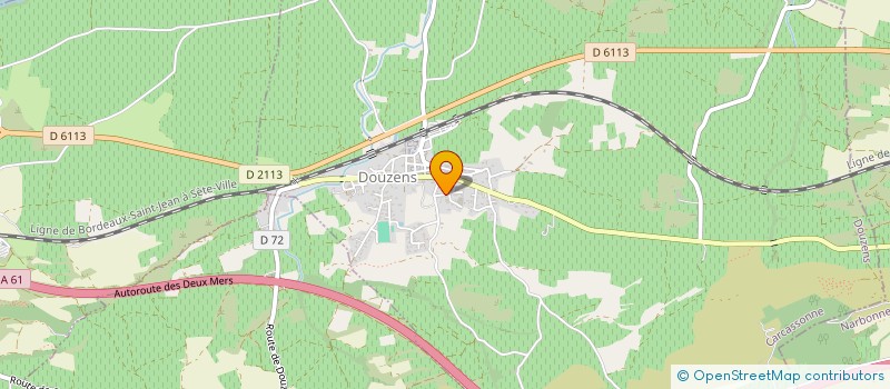 localisation de l'entreprise MONSIEUR QUENTIN FISCHER  DOUZENS