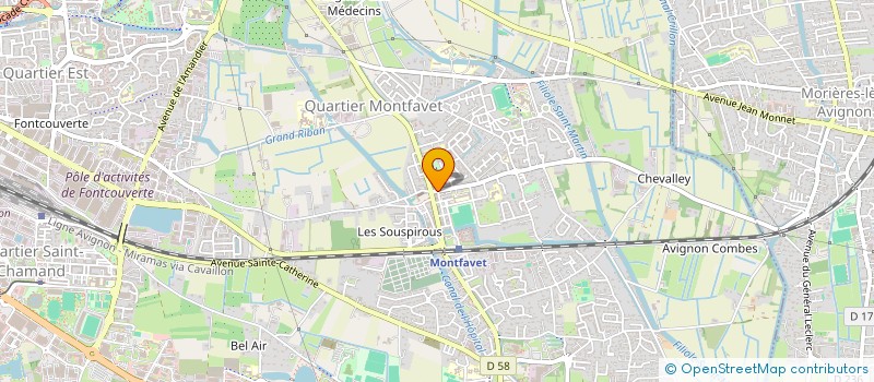 localisation de l'entreprise MONSIEUR QUENTIN FITTIPALDI  AVIGNON