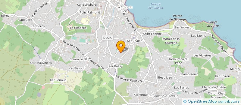 localisation de l'entreprise MONSIEUR QUENTIN FLEURY à L'ILE-D'YEU