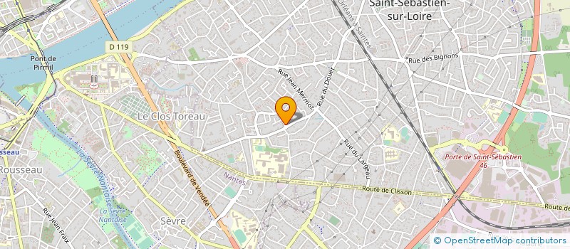 localisation de l'entreprise MONSIEUR QUENTIN FLIES  SAINT-SEBASTIEN-SUR-LOIRE