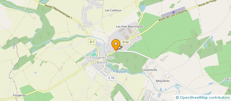 localisation de l'entreprise MONSIEUR QUENTIN FLORY  LE CONTROIS-EN-SOLOGNE