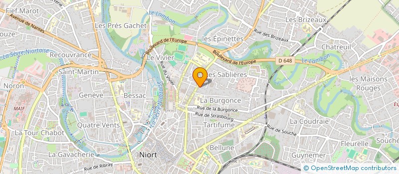 localisation de l'entreprise MONSIEUR QUENTIN FLU  NIORT