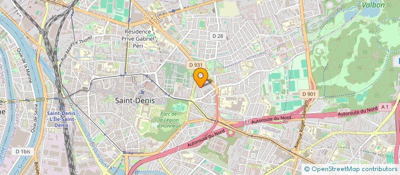 localisation de l'entreprise MONSIEUR QUENTIN FOLLIOT  SAINT-DENIS