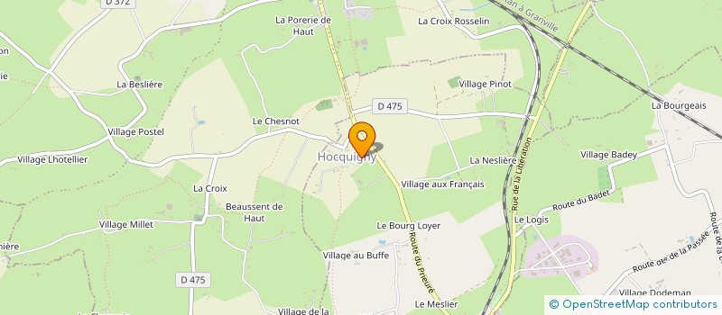 localisation de l'entreprise MONSIEUR QUENTIN FONTAINE  HOCQUIGNY