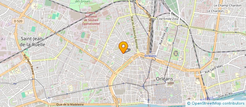 localisation de l'entreprise MONSIEUR QUENTIN FONTARIVE  ORLEANS
