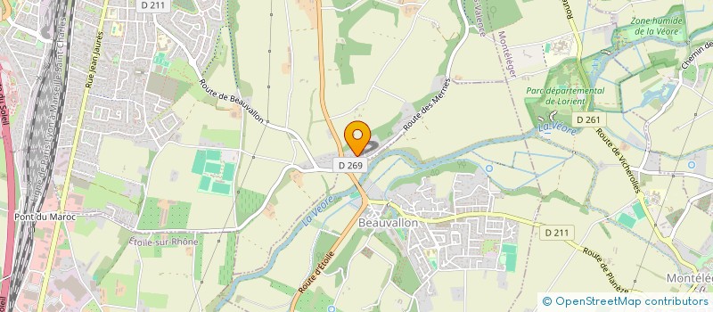 localisation de l'entreprise MONSIEUR QUENTIN FONTVIELLE  PORTES-LES-VALENCE