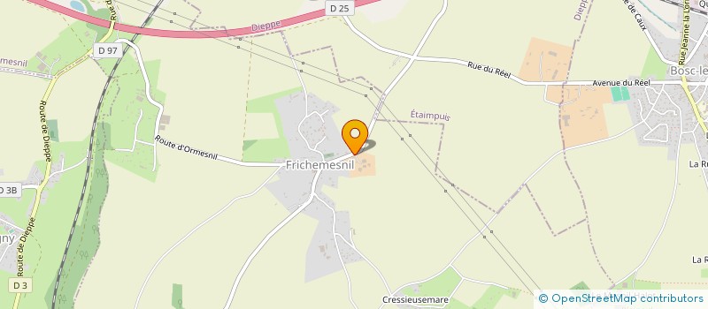 localisation de l'entreprise MONSIEUR QUENTIN FOUACHE  FRICHEMESNIL