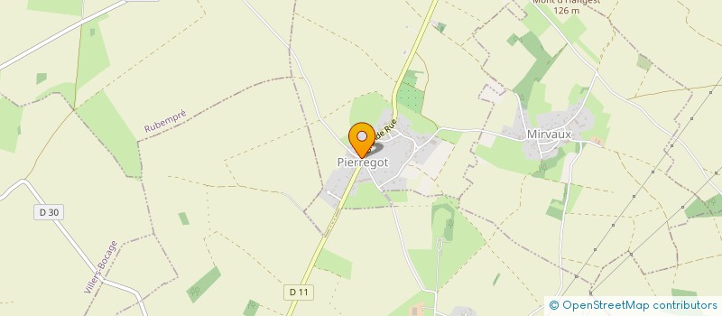 localisation de l'entreprise MONSIEUR QUENTIN FOURDRINIER  PIERREGOT