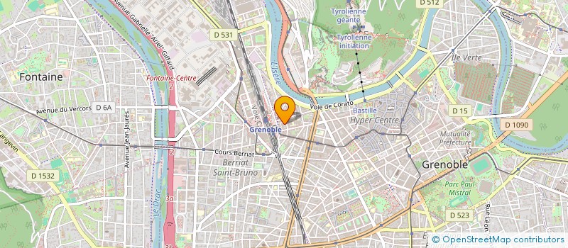 localisation de l'entreprise MONSIEUR QUENTIN FOURE à GRENOBLE