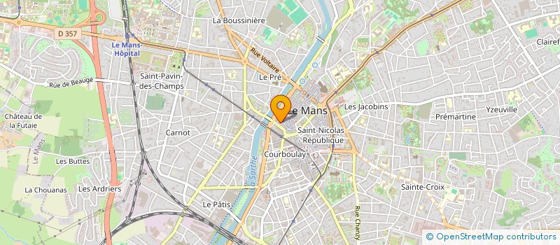 localisation de l'entreprise MONSIEUR QUENTIN FOURNIER  LE MANS