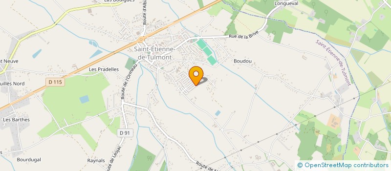 localisation de l'entreprise MONSIEUR QUENTIN FOURRE  SAINT-ETIENNE-DE-TULMONT