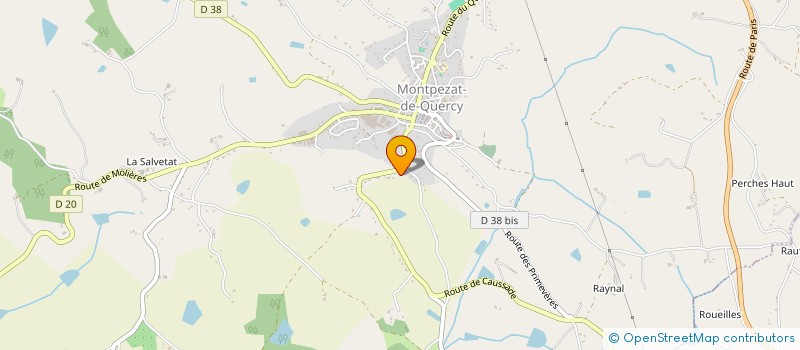 localisation de l'entreprise MONSIEUR QUENTIN FOURTEAU  MONTPEZAT-DE-QUERCY