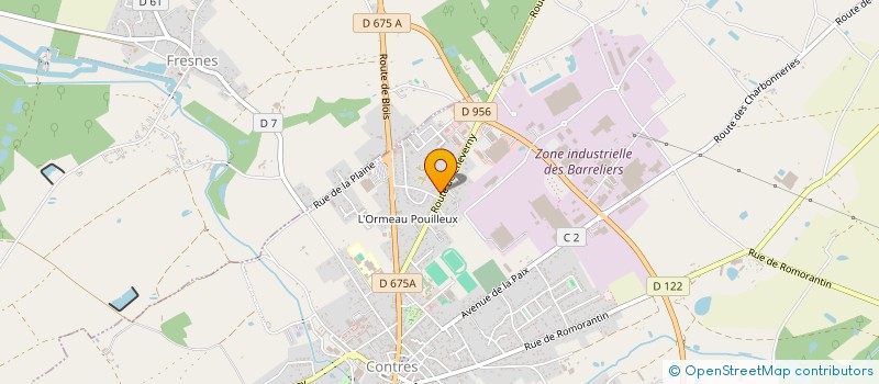 localisation de l'entreprise MONSIEUR QUENTIN FOYER  LE CONTROIS-EN-SOLOGNE