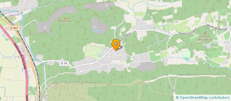 localisation de l'entreprise MONSIEUR QUENTIN FRANZE  MORNAS