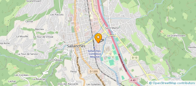 localisation de l'entreprise MONSIEUR QUENTIN FRAZIER  SALLANCHES