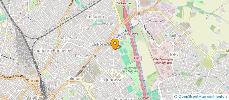 localisation de l'entreprise MONSIEUR QUENTIN FRECHAUD à TOULOUSE