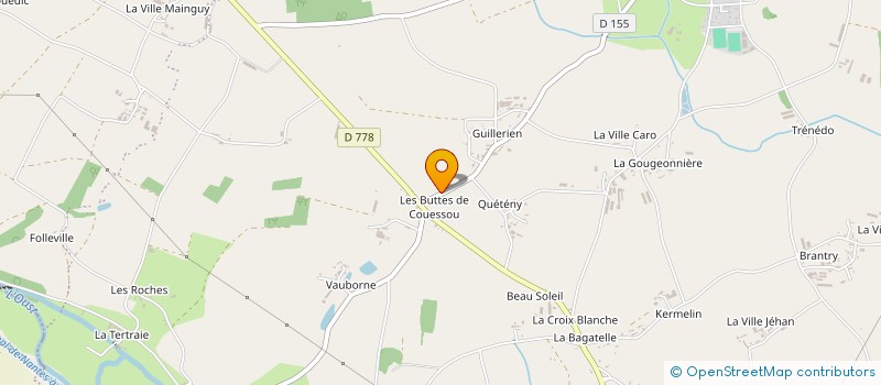 localisation de l'entreprise MONSIEUR QUENTIN FRENOY  FORGES DE LANOUEE