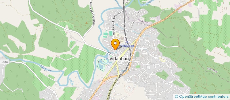 localisation de l'entreprise MONSIEUR QUENTIN FRESET  VIDAUBAN