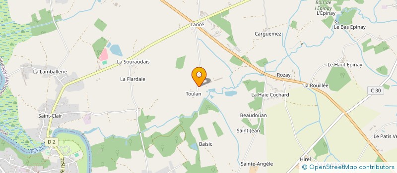 localisation de l'entreprise MONSIEUR QUENTIN FRESNEAU  NOTRE-DAME-DES-LANDES