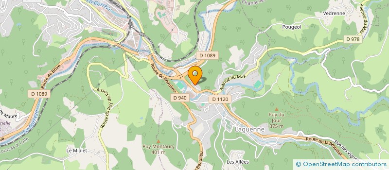 localisation de l'entreprise MONSIEUR QUENTIN FREYGNAC  LAGUENNE-SUR-AVALOUZE