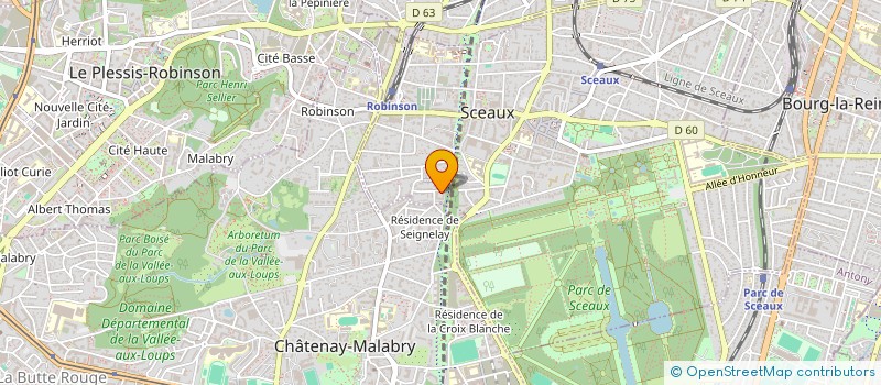 localisation de l'entreprise MONSIEUR QUENTIN FREYSSINET à SCEAUX