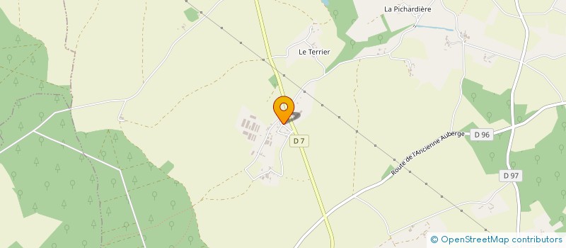 localisation de l'entreprise MONSIEUR QUENTIN GABORIAU  CELLE-LEVESCAULT