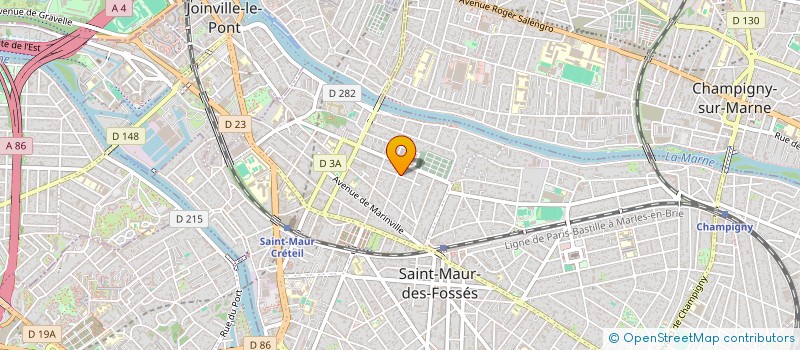 localisation de l'entreprise MONSIEUR QUENTIN GARNIER à SAINT-MAUR-DES-FOSSES