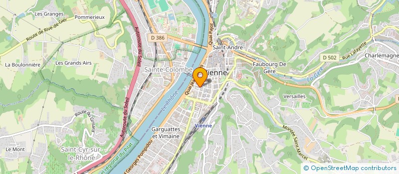 localisation de l'entreprise MONSIEUR QUENTIN GASBARRE à VIENNE