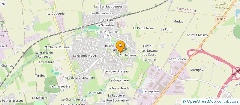 localisation de l'entreprise MONSIEUR QUENTIN GASNIER  NOTRE-DAME-D'OE